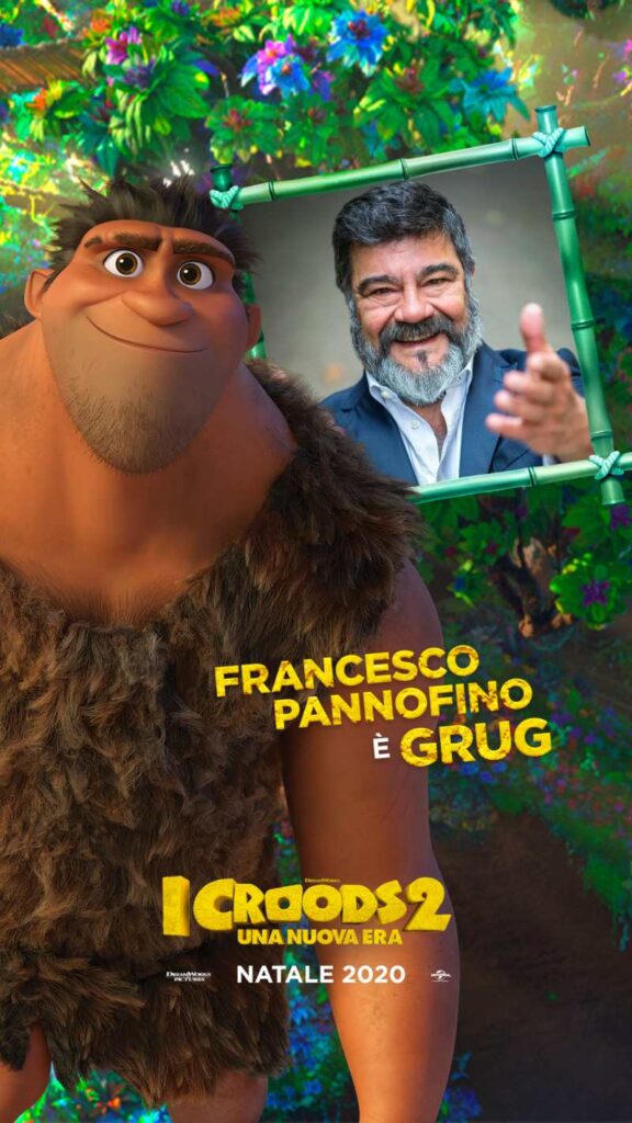 I Croods 2, Francesco Pannofino doppiatore di Grug