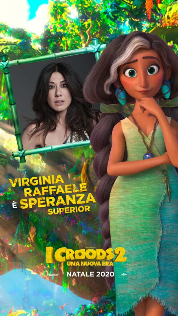 I Croods 2, Virginia Raffaele doppiatrice di Speranza