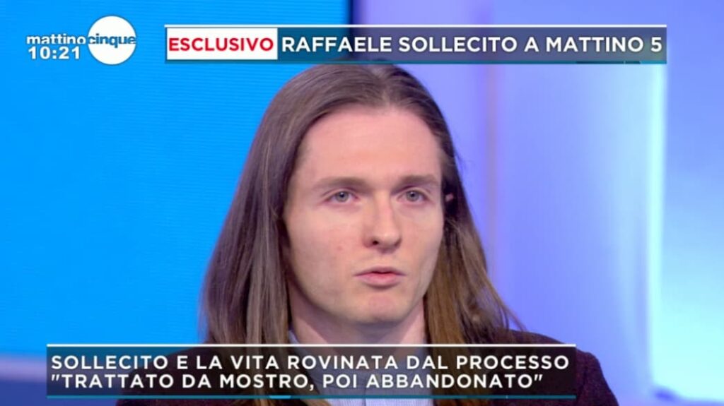 La verità di Raffaele Sollecito a Mattino 5