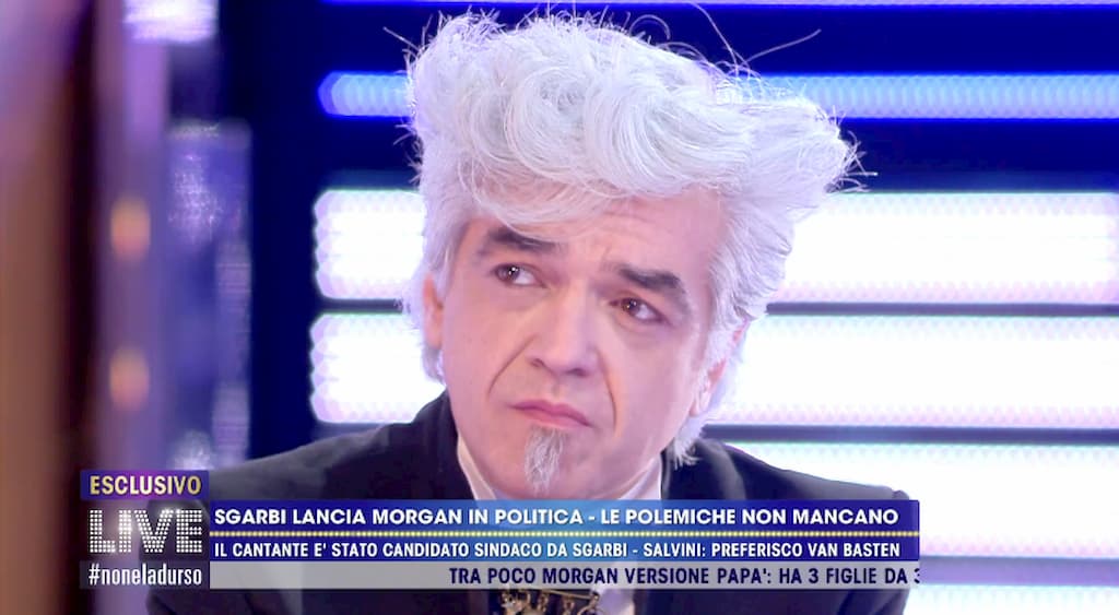 Morgan a Live – Non è la d’Urso sulla candidatura a sindaco di Milano: “No, non ho cambiato idea” (video)
