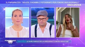 Scontro a Pomeriggio 5 tra Soleil Sorge e Barbara d'Urso