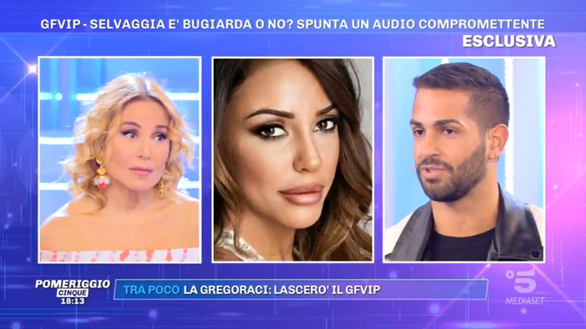 Pomeriggio 5: “l’amico di Enock è gay, Selvaggia non mente sul bacio”