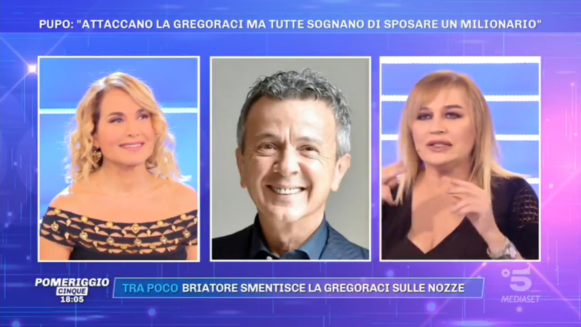 Pomeriggio 5: “Pupo non ha detto una cosa sbagliata”