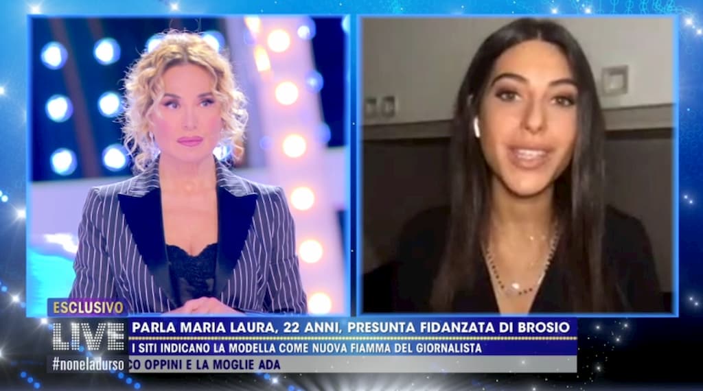 A Live Non è la d’Urso parla Maria Laura, la fidanzata 22 enne di Paolo Brosio