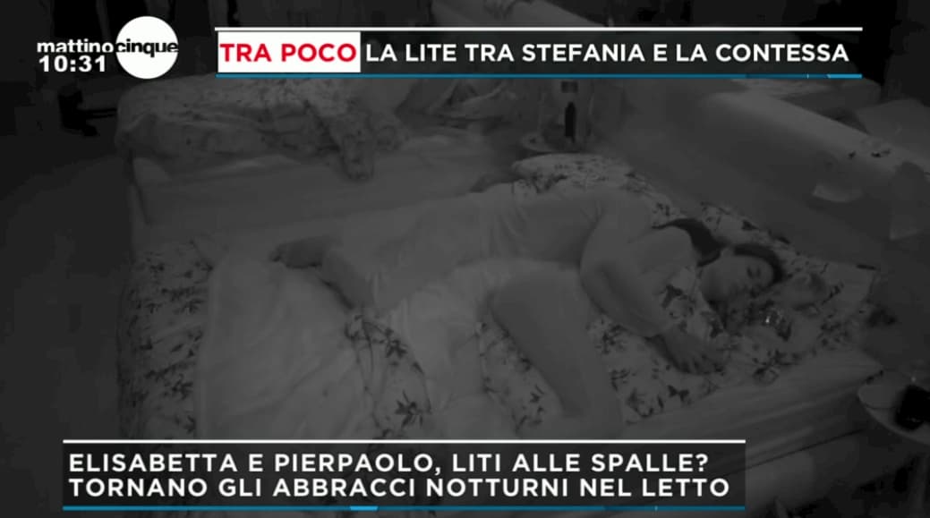 Elisabetta Gregoraci e Pierpaolo tornano ad abbracciarsi a letto, Federica Panicucci non la prende benissimo