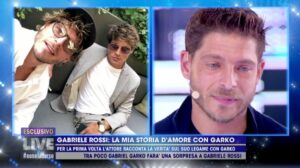 Gabriele Rossi si racconta a Live Non è la d'Urso sulla storia d'amore con Gabriel Garko
