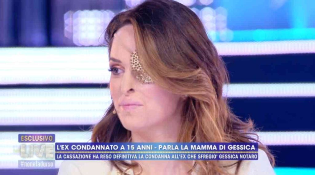 Gessica Notaro a Live, condanna ex fidanzato video