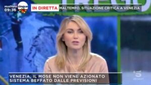 Sabrina Scampini interviene a Mattino 5 dopo le polemiche sul Mose