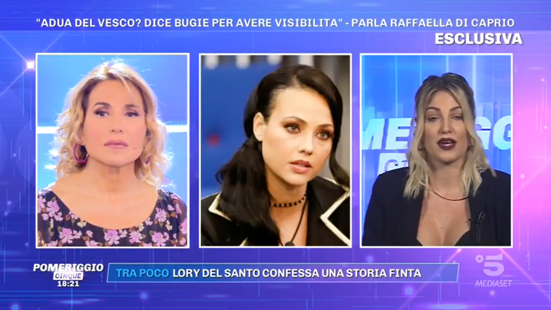 Pomeriggio 5, Raffaella Di Caprio: “Storie di Adua finte per farla emergere”