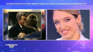Guenda Goria smentisce a Pomeriggio 5 il bacio con Filippo Nardi e il loro flirt