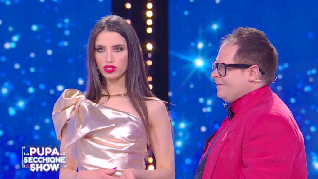 Laura Comaschi e Orlando Puoti a La Pupa e il Secchione Show