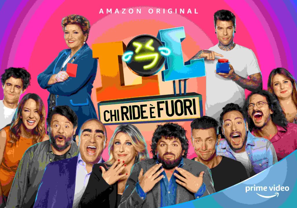 Il Poster dello show comico di Amazon prime LOL: Chi ride è fuori