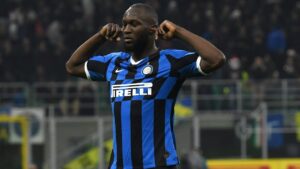 Lukaku con la maglia dell'Inter