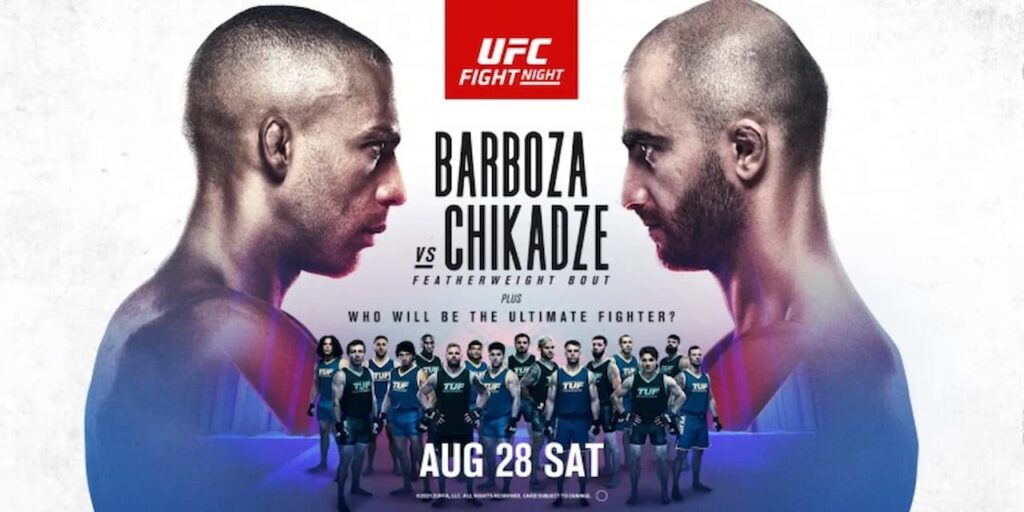 Edson Barboza vs Giga Chikadze, UFC