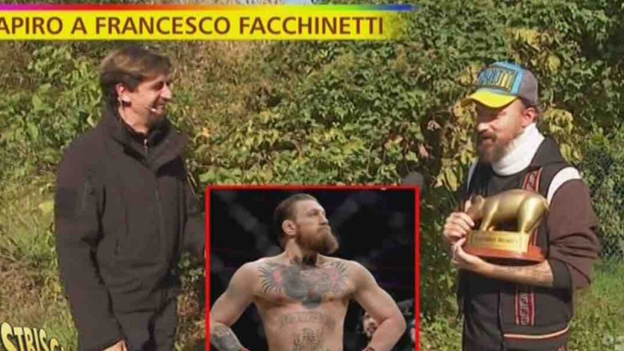 Facchinetti, dopo l'aggressione di McGregor arriva il tapiro di Striscia (VIDEO)