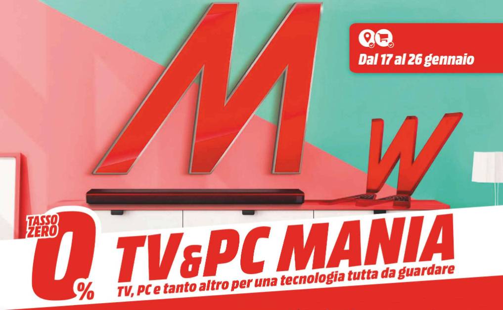 Computer, gaming e TV: ecco le migliori offerte della promo PC Mania MediaWorld