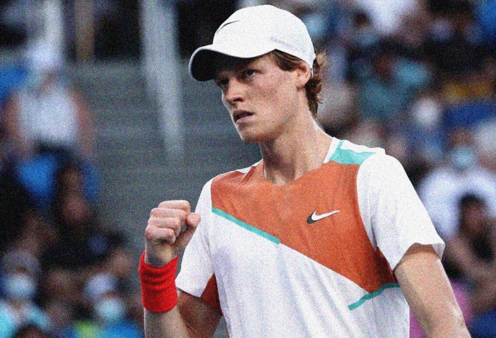 Jannick Sinner all'Australian Open 2022