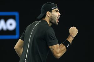 Matteo Berrettini all'Australian Open 2022