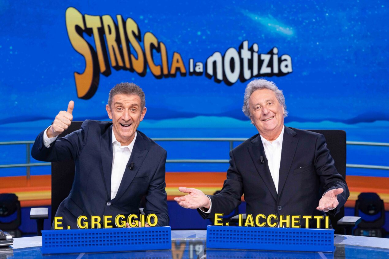 Ezio Greggio ed Enzo Iacchetti di nuovo in coppia a Striscia La Notizia