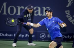 Andy Murray all'ATP Dubai 2022