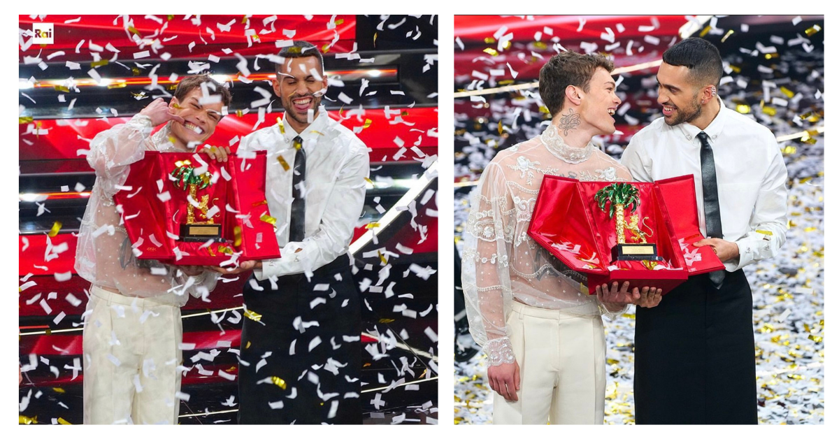 Vincitori di Sanremo Mamhood e Blanco