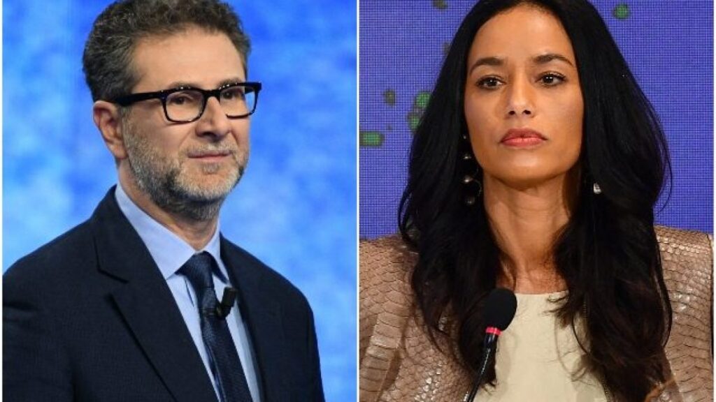 Fabio Fazio e Rula Jebreal