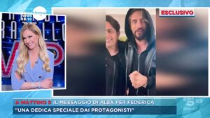 Federica Panicucci e Alex Belli