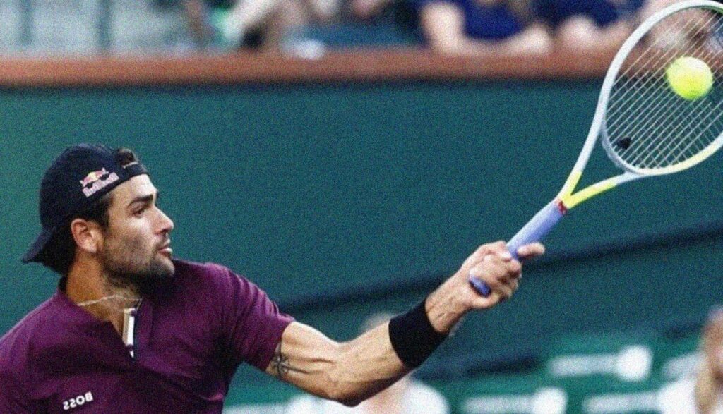 Matteo Berrettini al secondo turno dell'ATP Indian Wells 2022