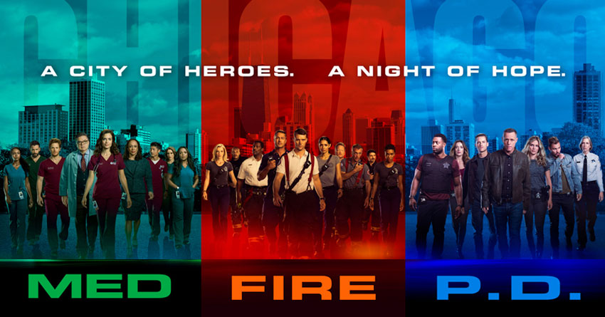 Chicago fire, Chicago P.D. e Chicago Med