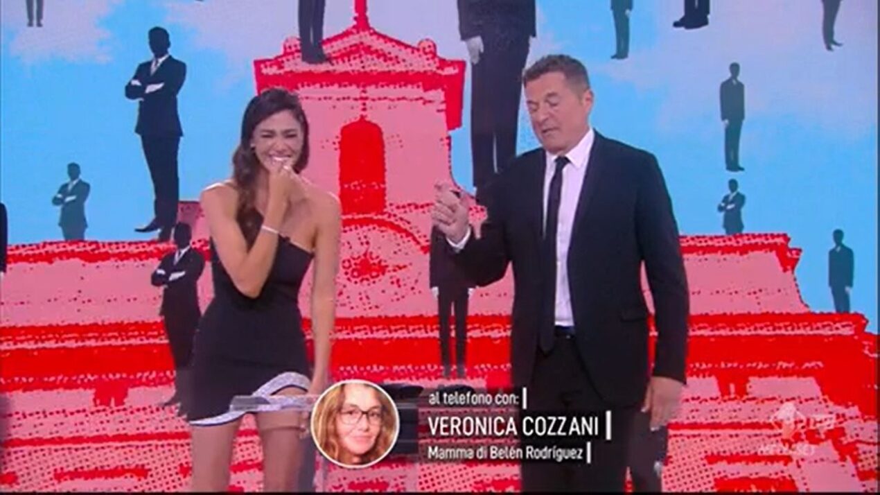 Mammucari fa uno scherzo alla madre di Belen Rodriguez: la reazione di Veronica