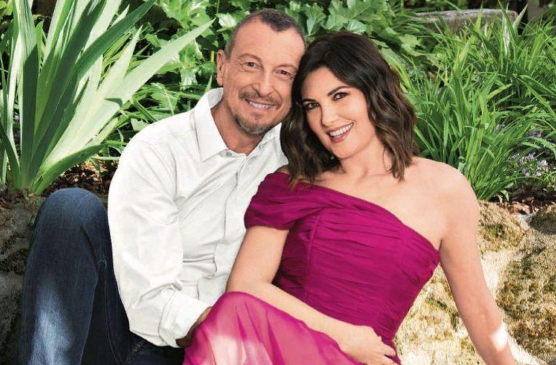 Amadeus e Giovanna all’incontro di Papa Francesco: le dichiarazioni della coppia