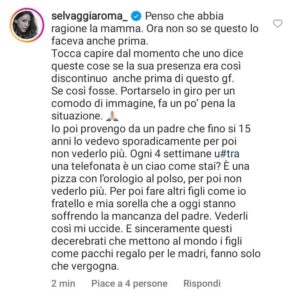 Instagram di Selvaggia Roma