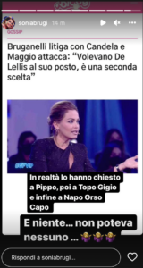 Sonia Bruganelli replica opinionista GF VIP 7