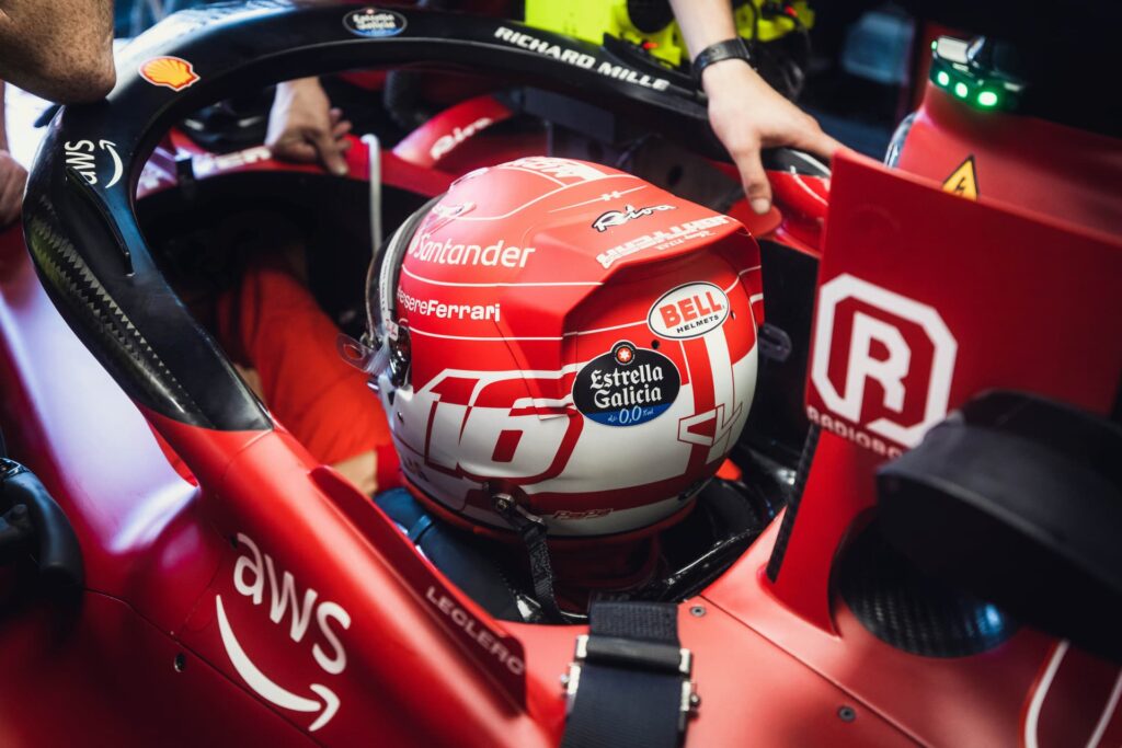 Casco Charles Leclerc