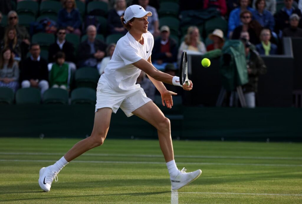 Jannik Sinner al primo turno di Wimbledon 2022