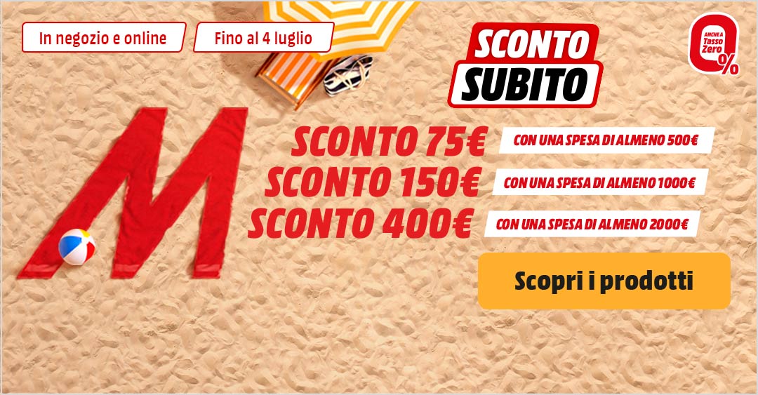 “Sconto Subito” MediaWorld