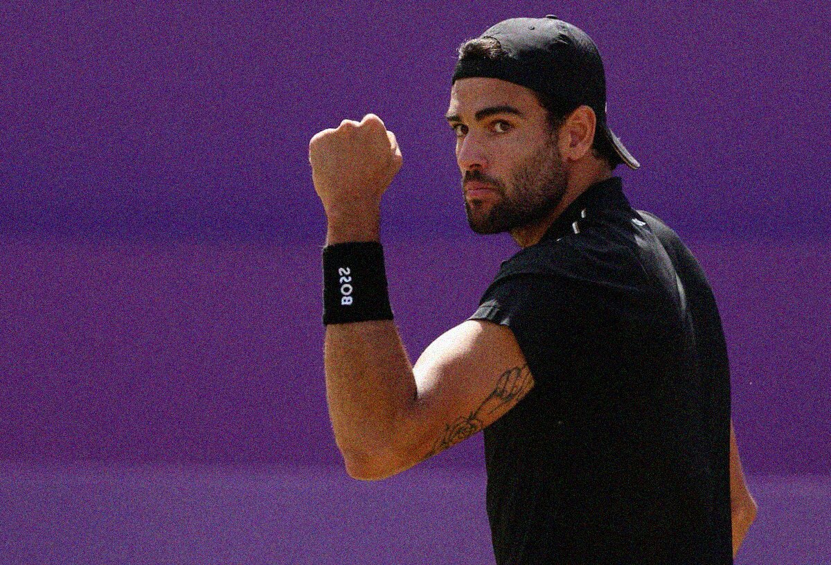 Matteo Berrettini in semifinale all'ATP Gstaad 2022