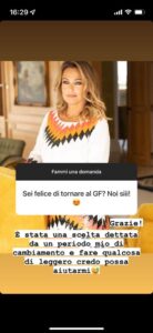 Sonia Bruganelli risposta GF VIP7