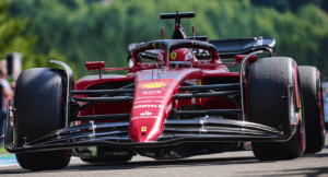 Charles Leclerc su Ferrari al Gran Premio del Belgio