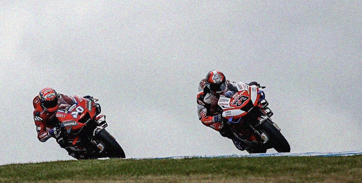 Francesco Bagnaia in sella alla Ducati nel Mondiale MotoGP 2022