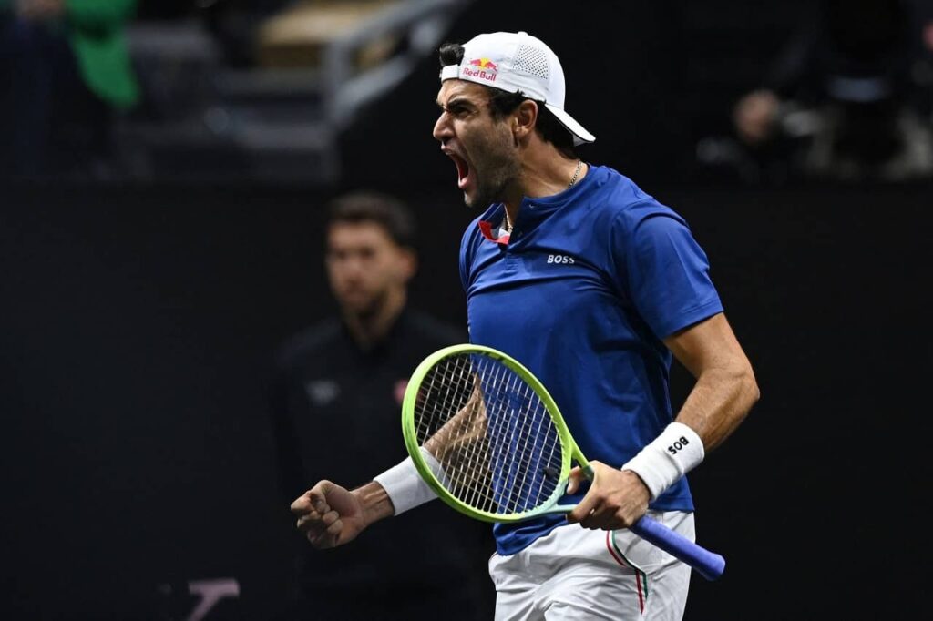 Matteo Berrettini al torneo Laver Cup (edizione 2022)