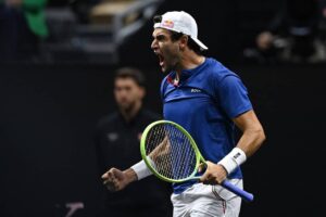 Matteo Berrettini al torneo Laver Cup (edizione 2022)