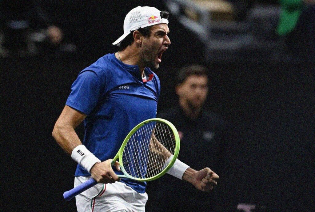Matteo Berrettini al torneo Laver Cup (edizione 2022)