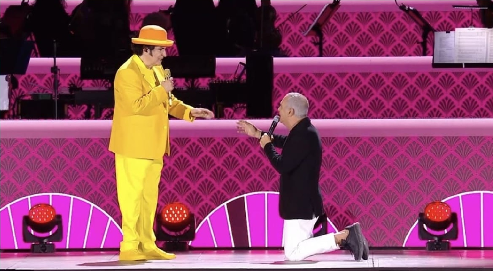 Renato Zero e Giorgio Panariello