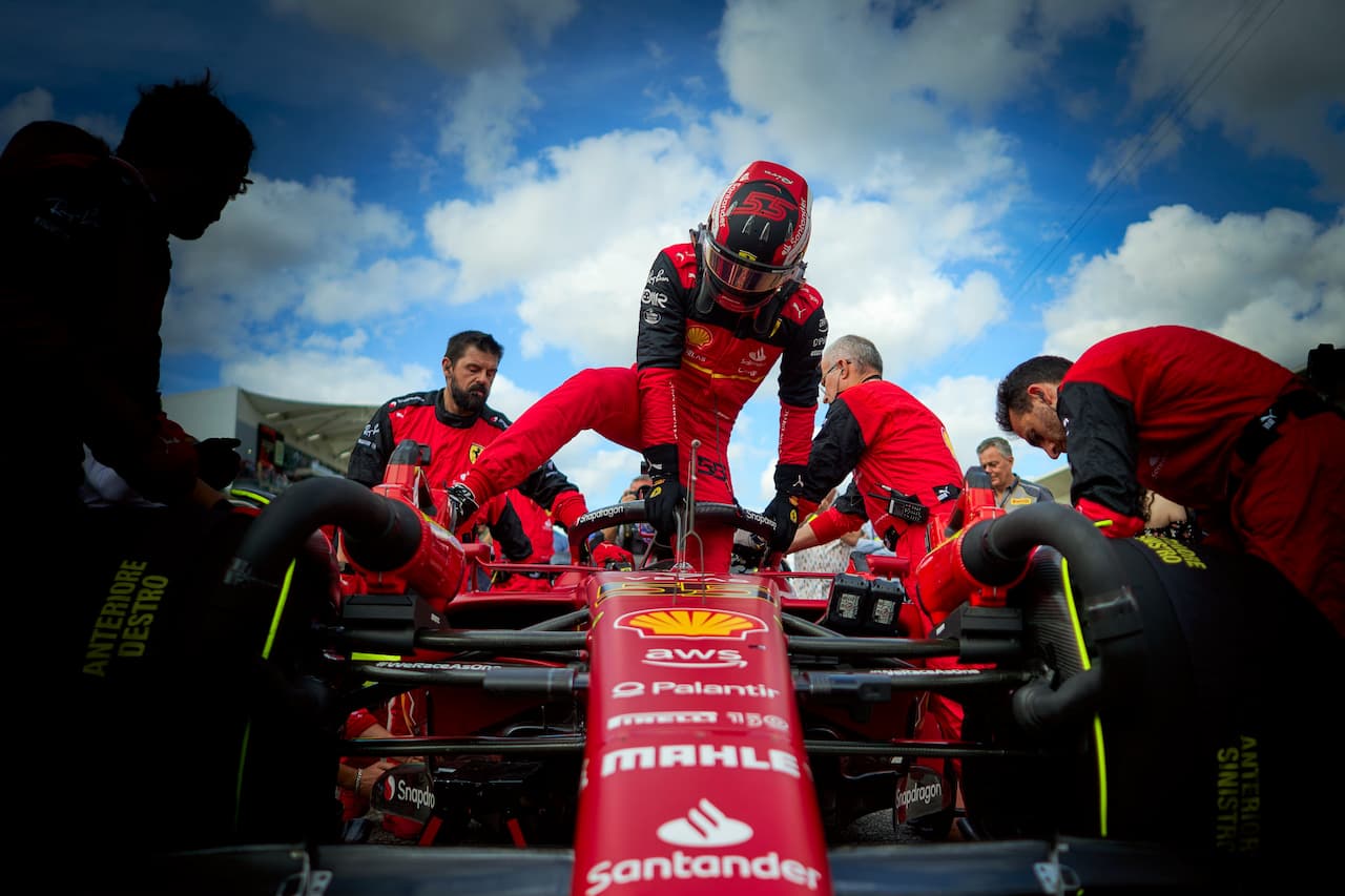 carlos sainz ritiro gp austin 2022