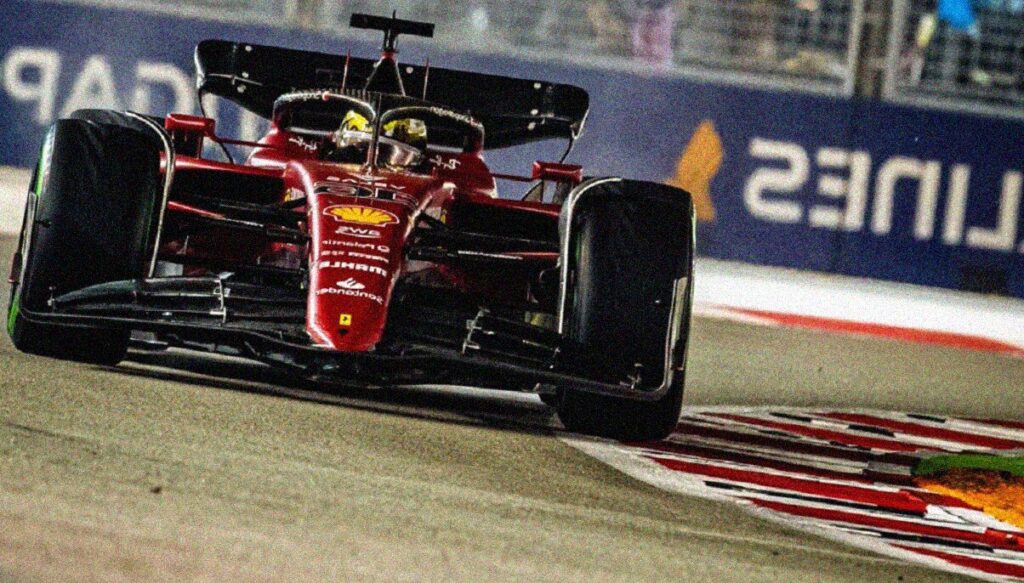 Charles Leclerc al Gran Premio di Singapore 2022