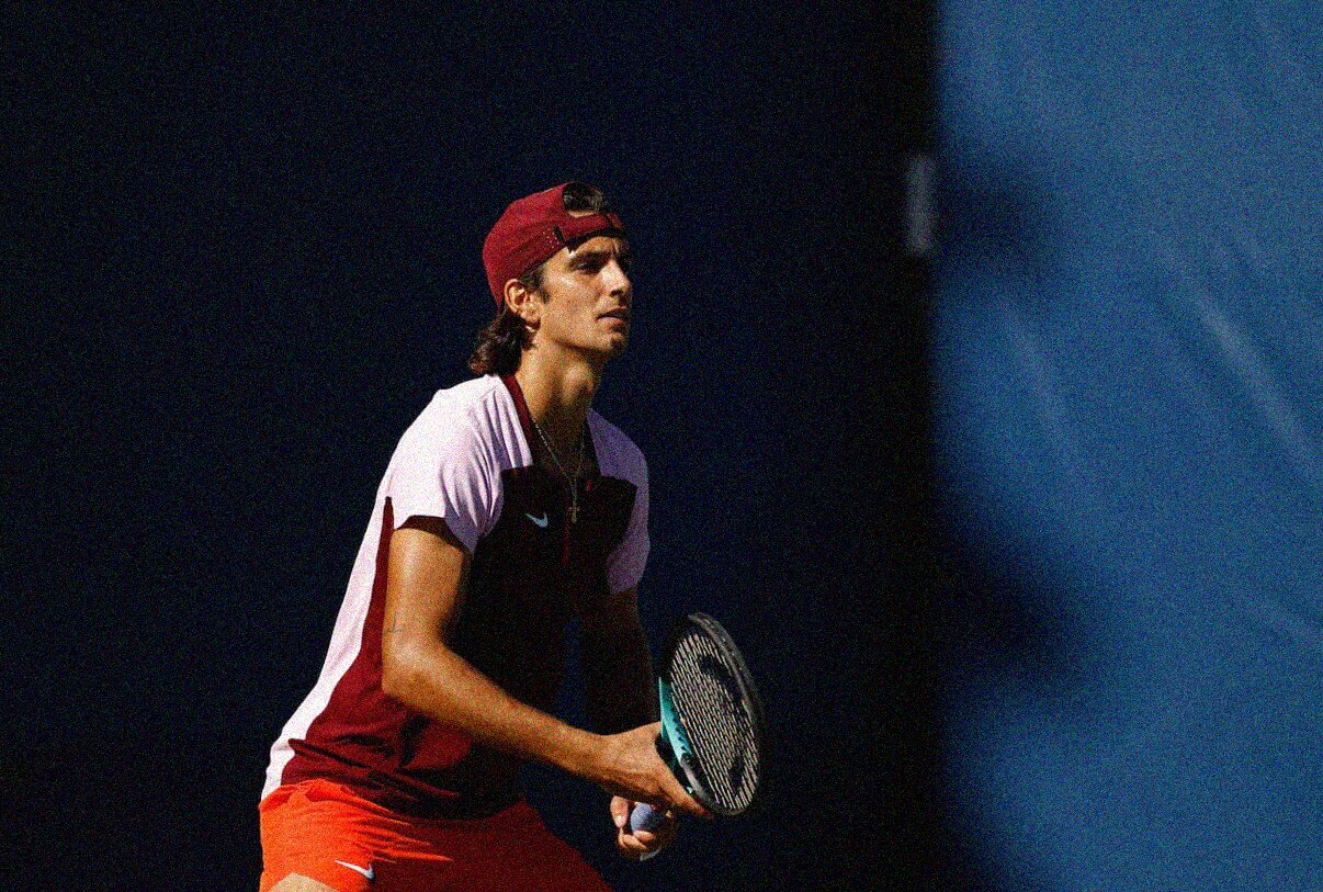 lorenzo musetti nella finale dell'atp napoli