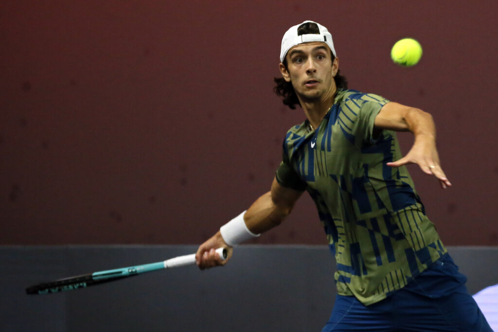 Lorenzo Musetti all'ATP Firenze 2022