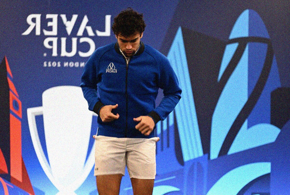 Matteo Berrettini all'edizione 2022 della Laver Cup