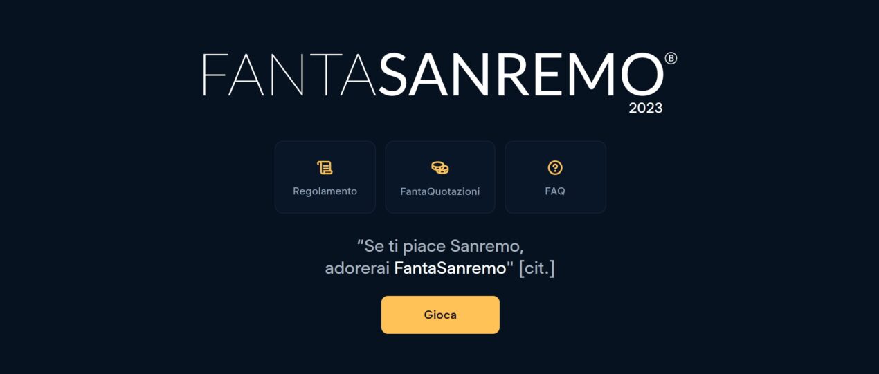 FantaSanremo 2023: ecco come come funziona il gioco parallelo al Festival